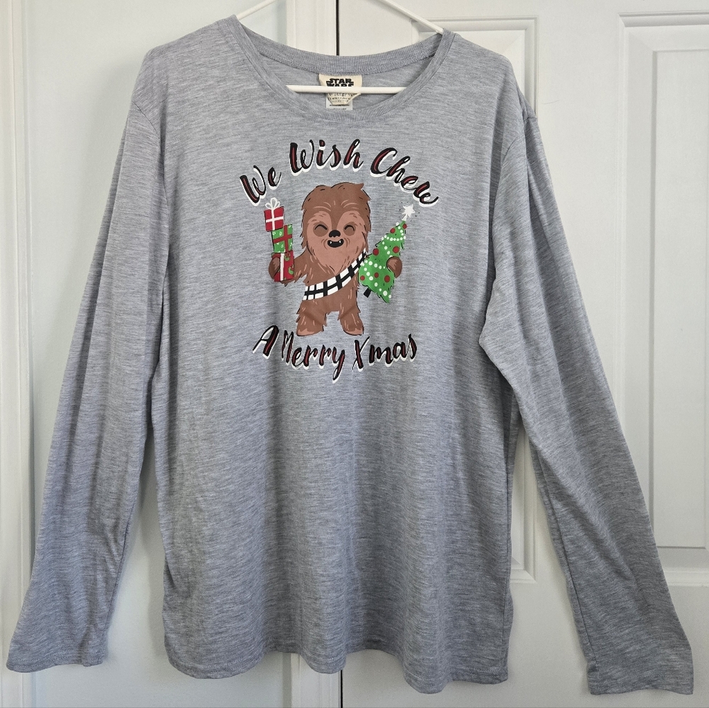 Munki Munki Chewbacca Holiday Pajama Top - Mens XL